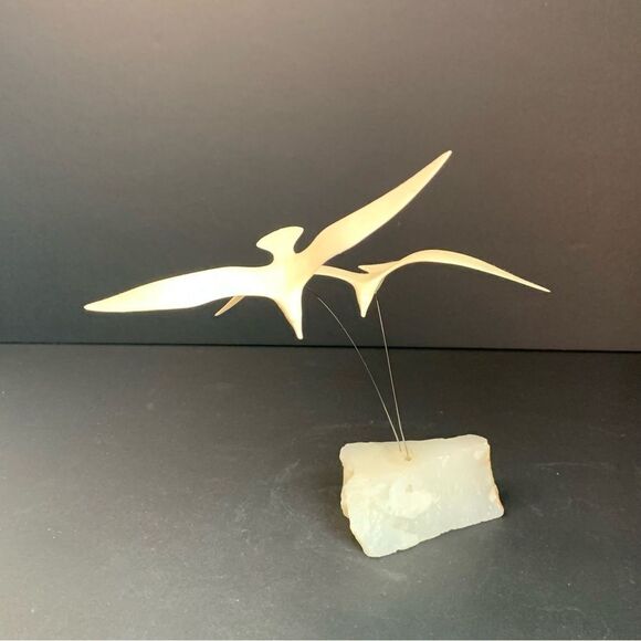 VTG Marvin Wernick Seagull Wire Statue - Picture 1 of 3
